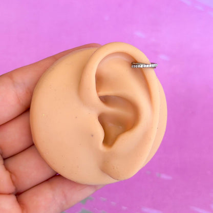 Titanium zircon hinged cross segment