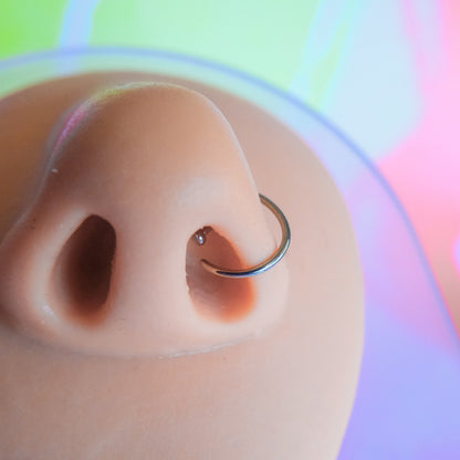 Titanium nose g-ring shape
