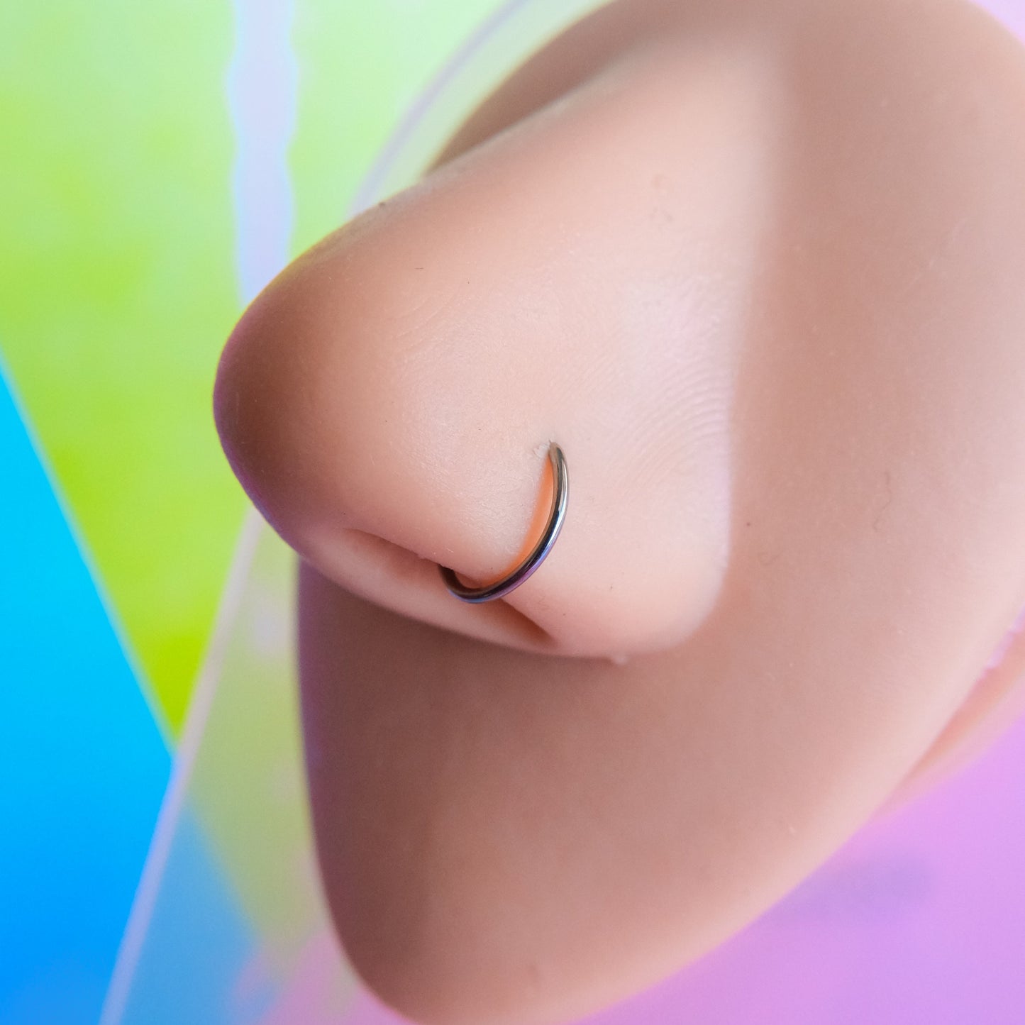 Titanium nose g-ring shape