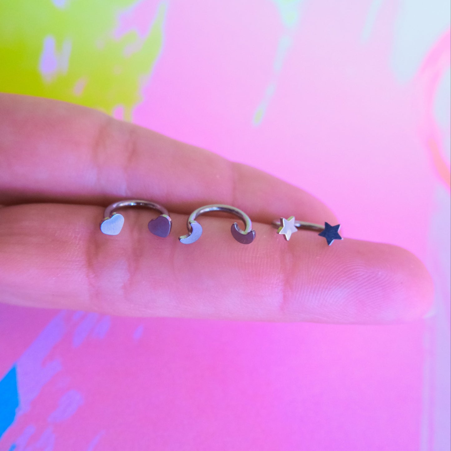 Titanium shapes internally threaded horseshoe