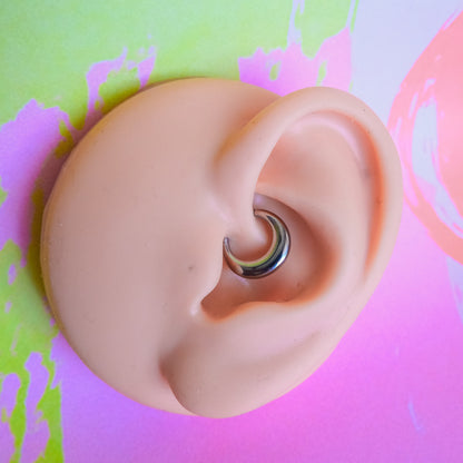 Titanium bold shape hinged segment