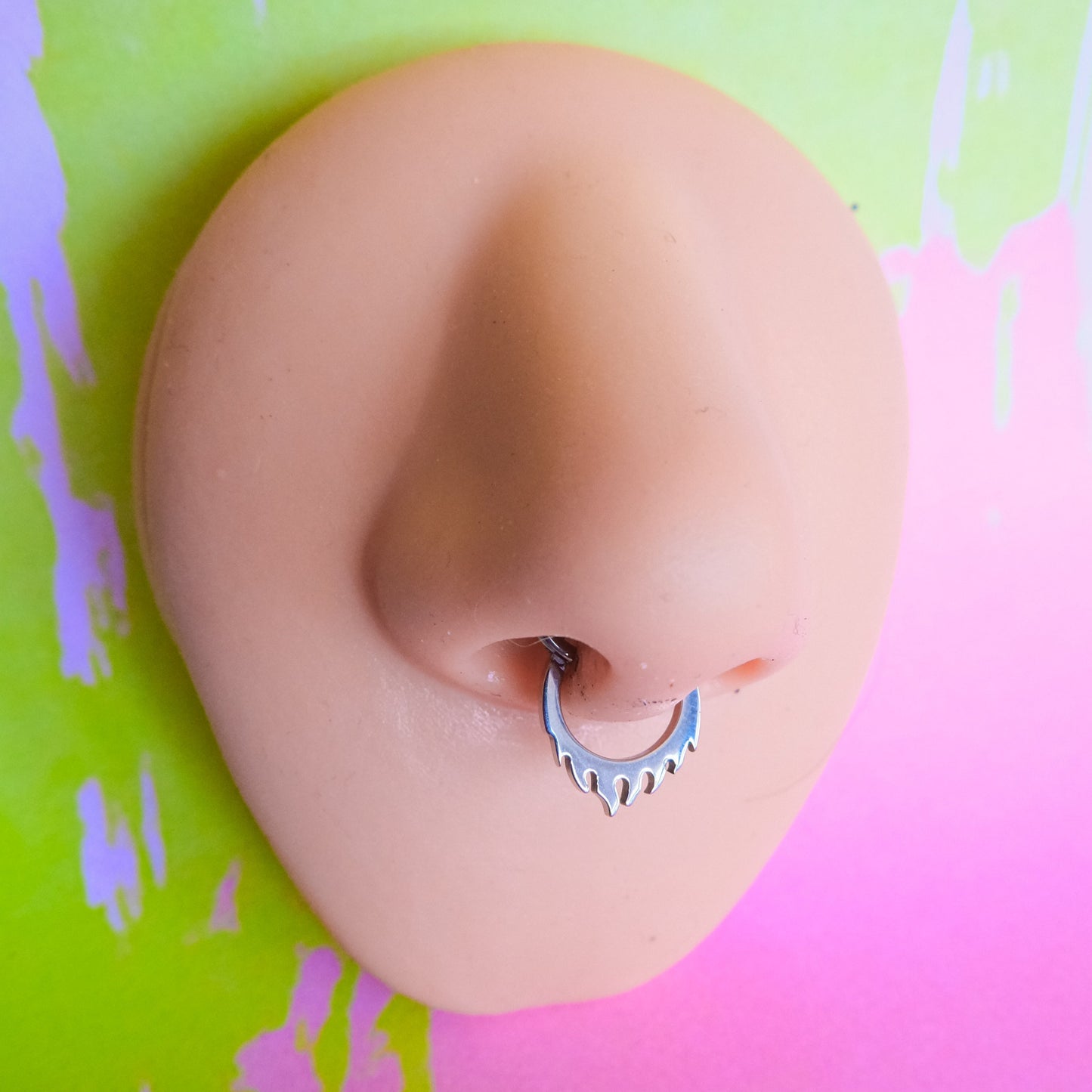 Titanium flame hinged segment