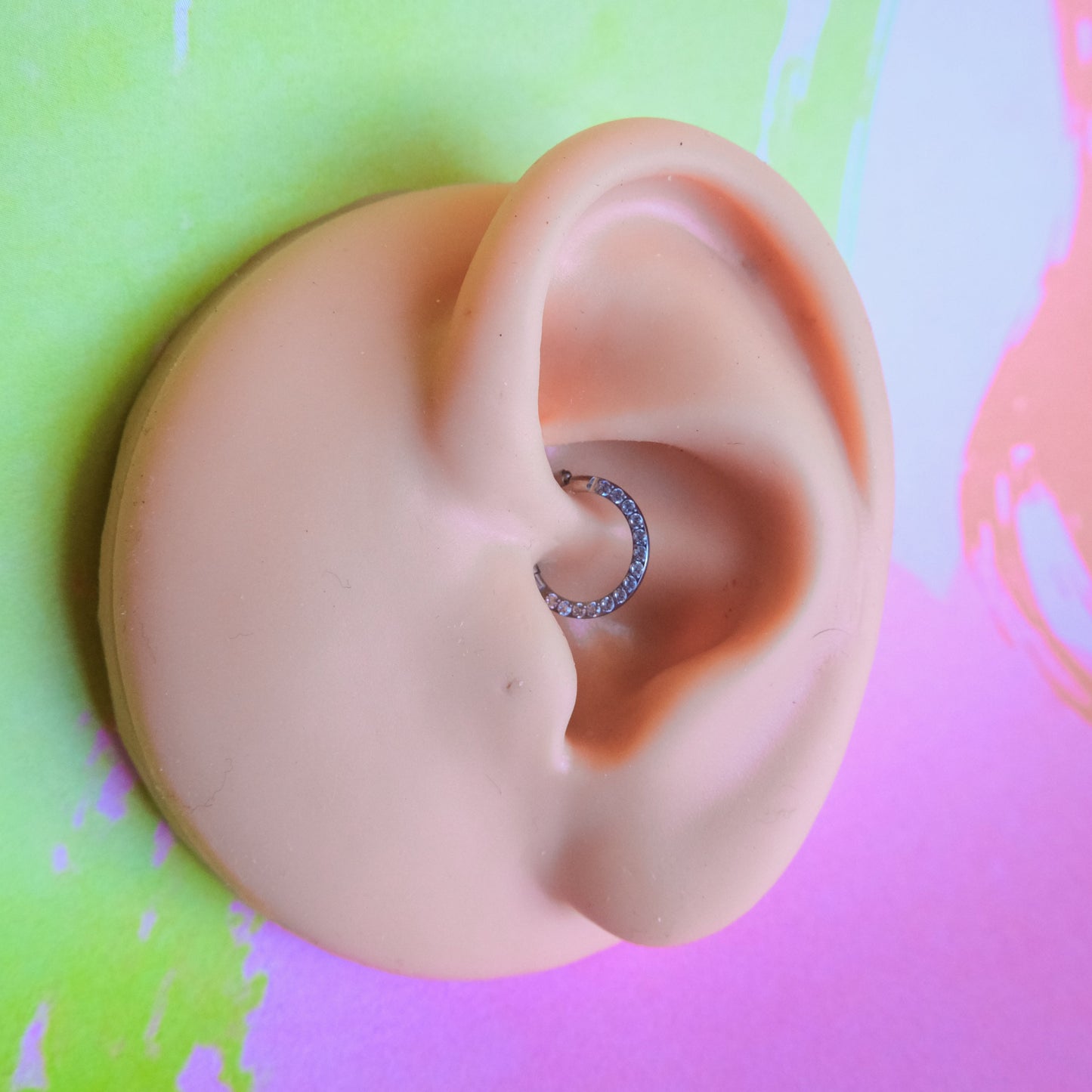 Titanium zircon front hinged segment